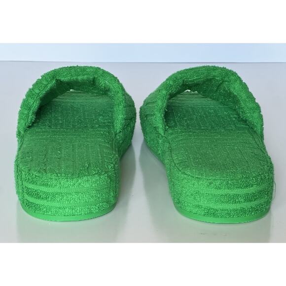 Bottega Veneta Intrecciato Geometric Sponge Slipper Green 8 US 660245 NIB $600 main image 6